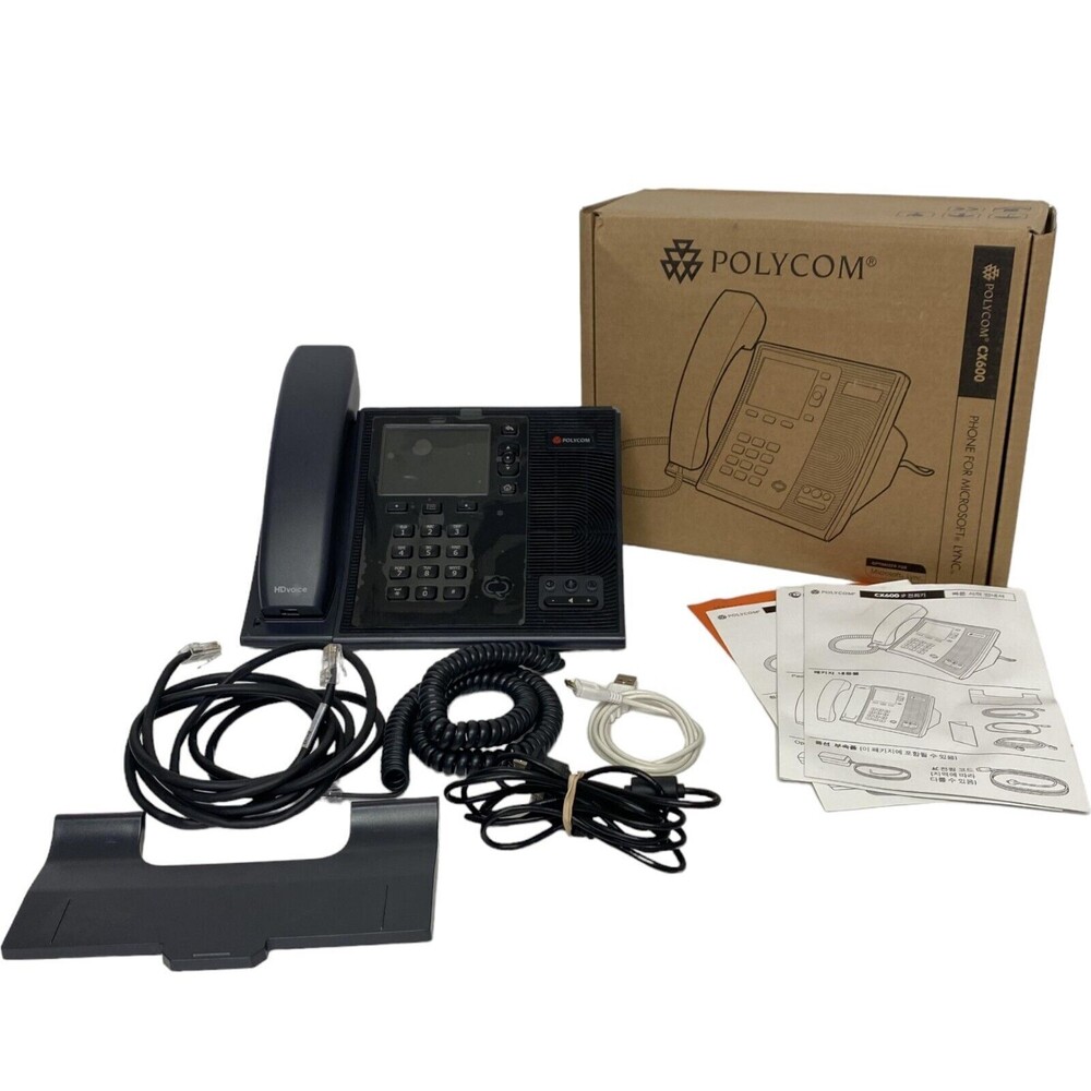 Polycom CX600 2200-15987-025 for Microsoft Lync Desktop Phone POE